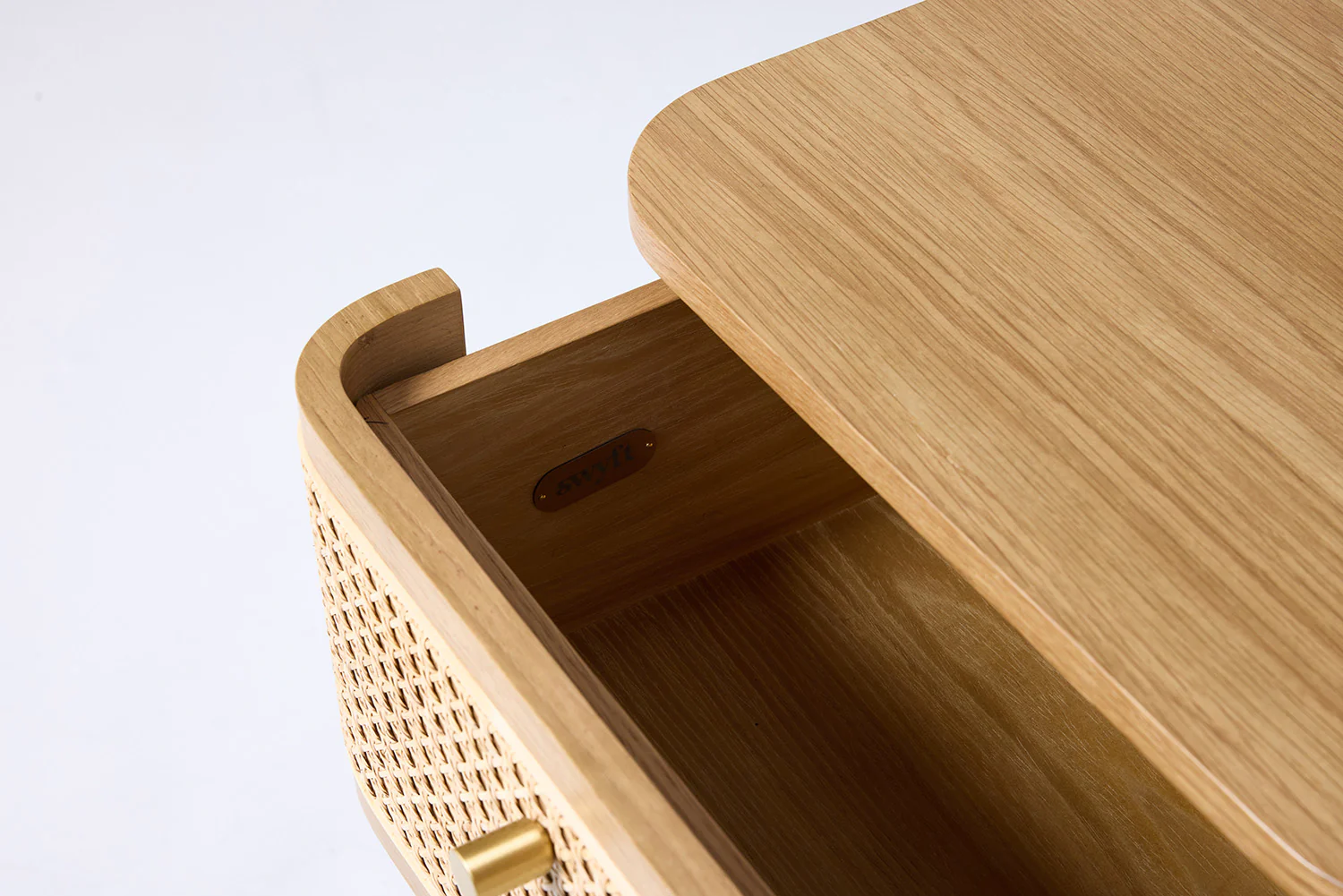 Bedside Table 02, Oak - Image 6