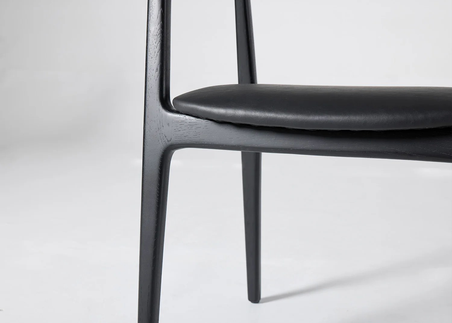 Dining Chair 01 (set of 2), Black / Black - Image 10