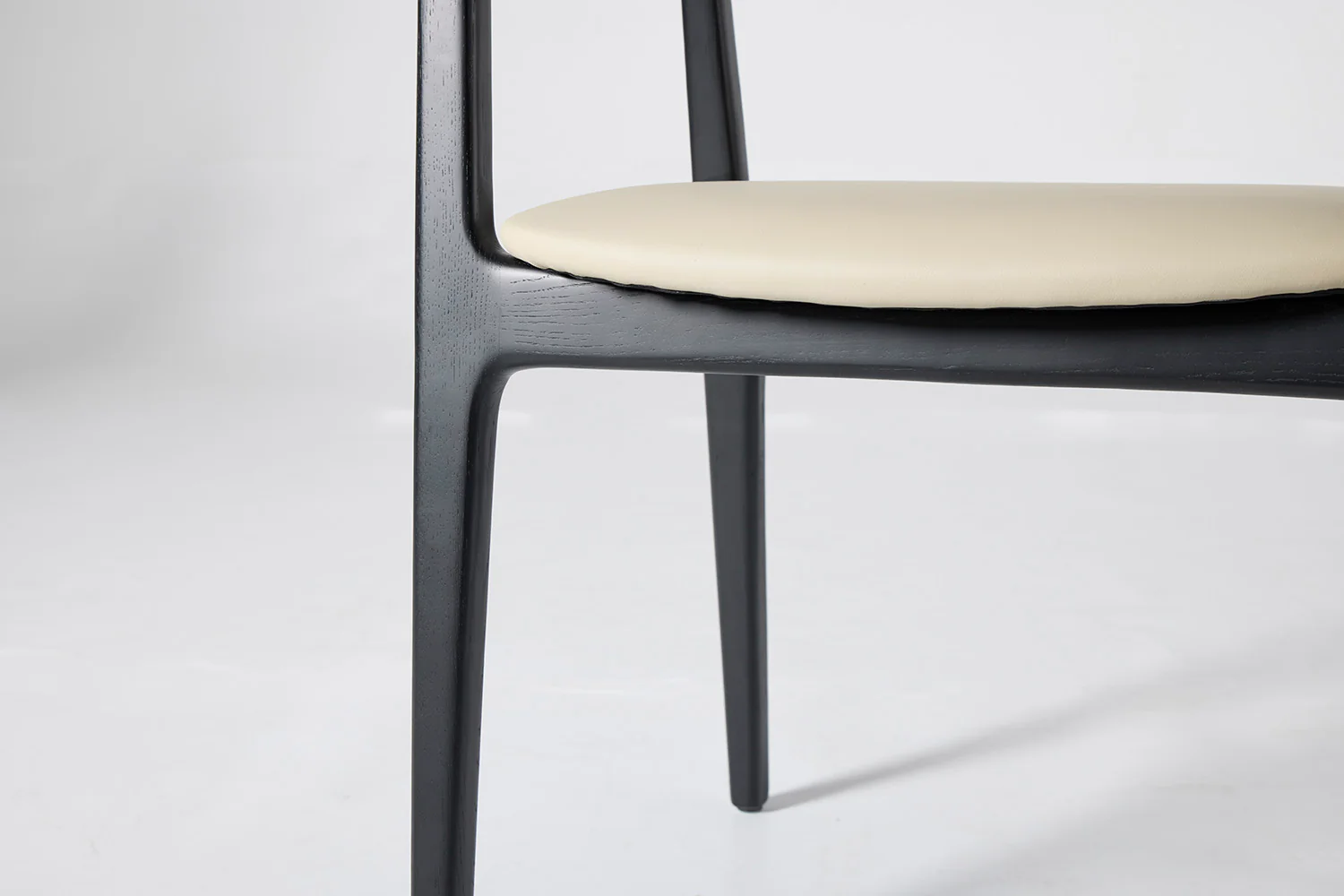 Dining Chair 01 (set of 2), Black / Oyster - Image 9