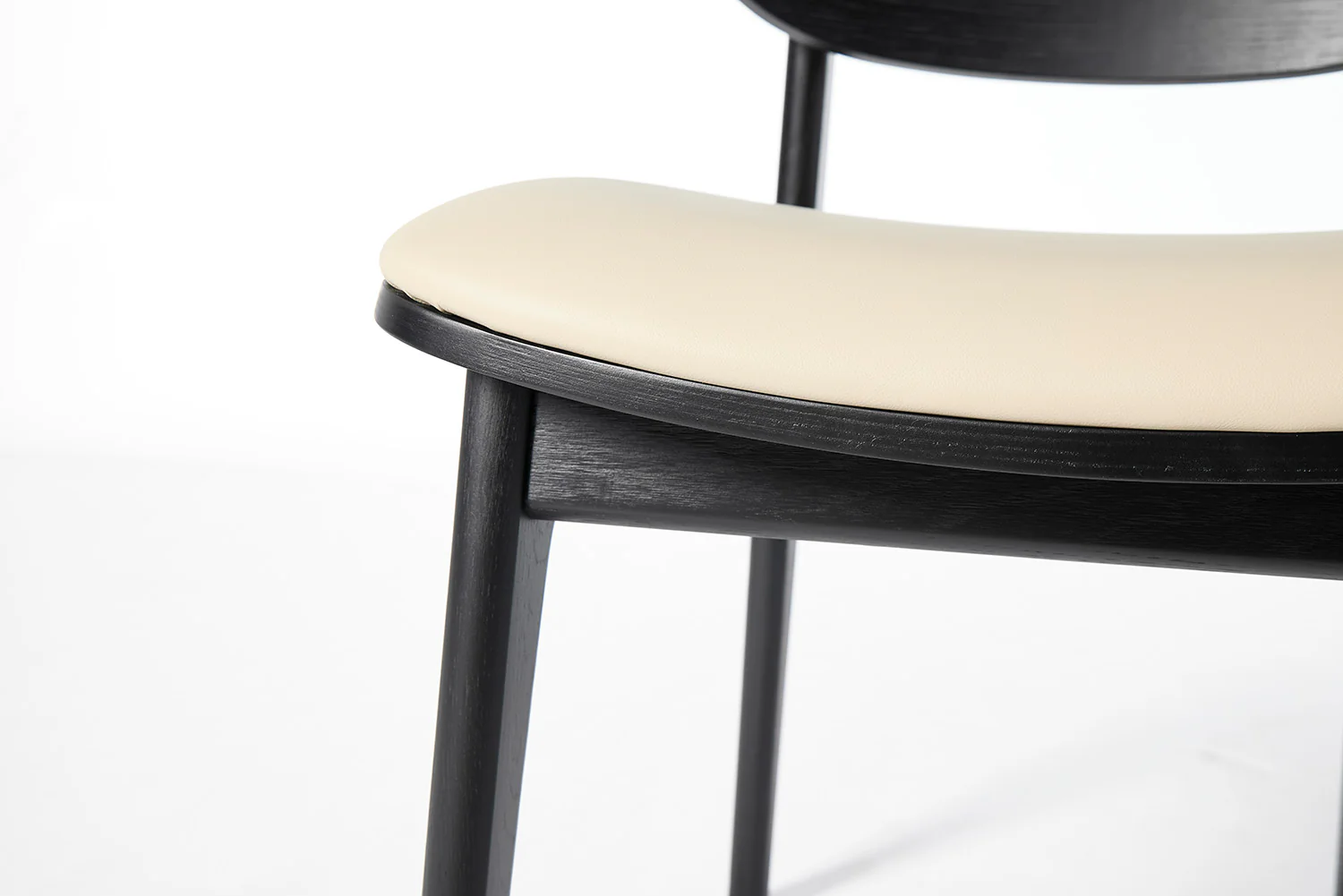 Dining Chair 02 (set of 2), Black / Oyster - Image 9
