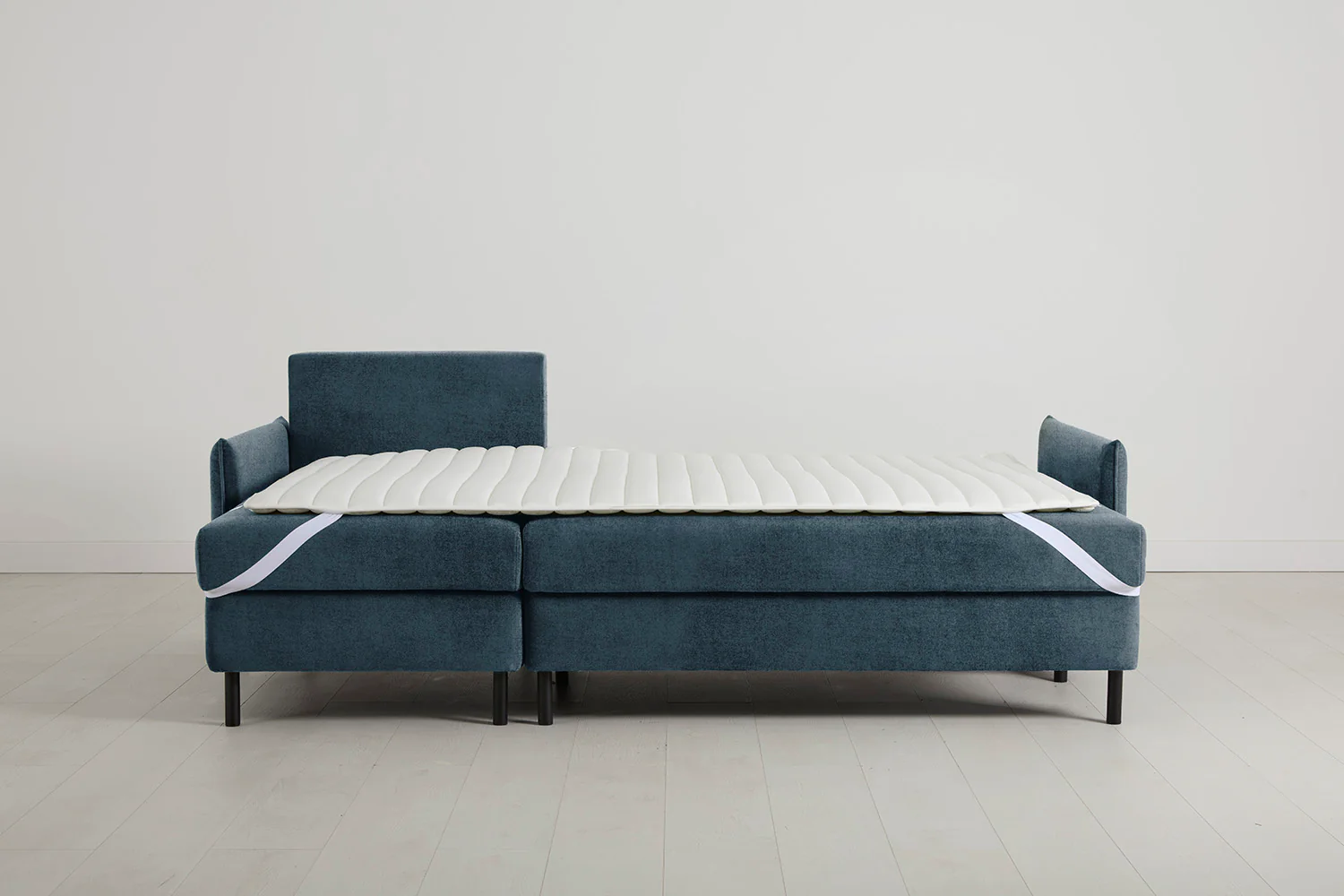Model 12 Sofa Bed with Storage 3 Seater Left Chaise, Hydro - Image 9