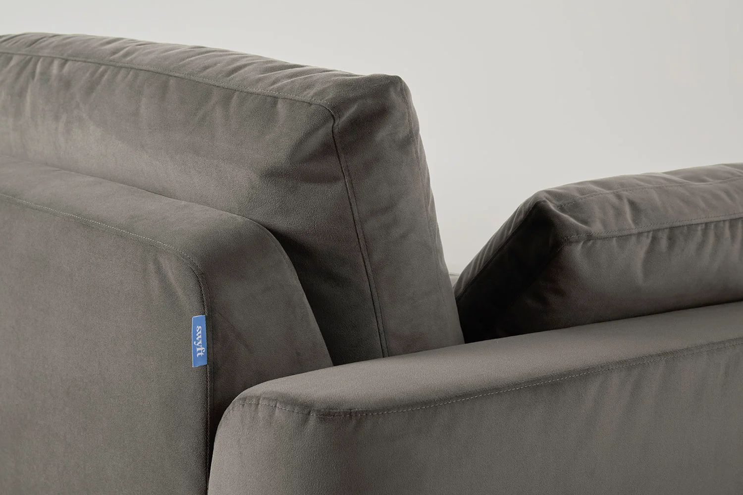 Model 13 4-Seater Sofa with Ottoman, Elephant - Image 5