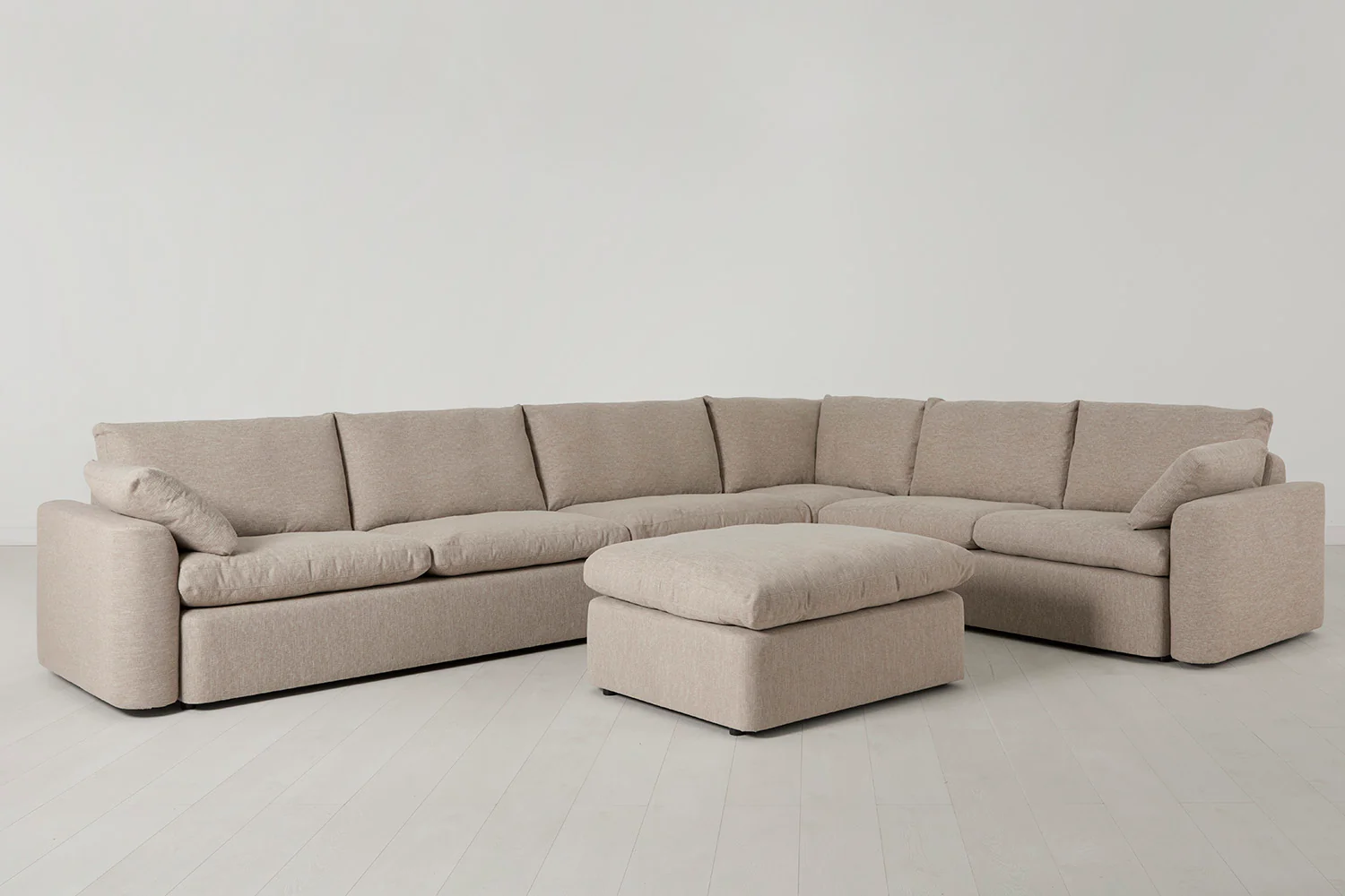 Model 13 Large Corner Sofa with Ottoman