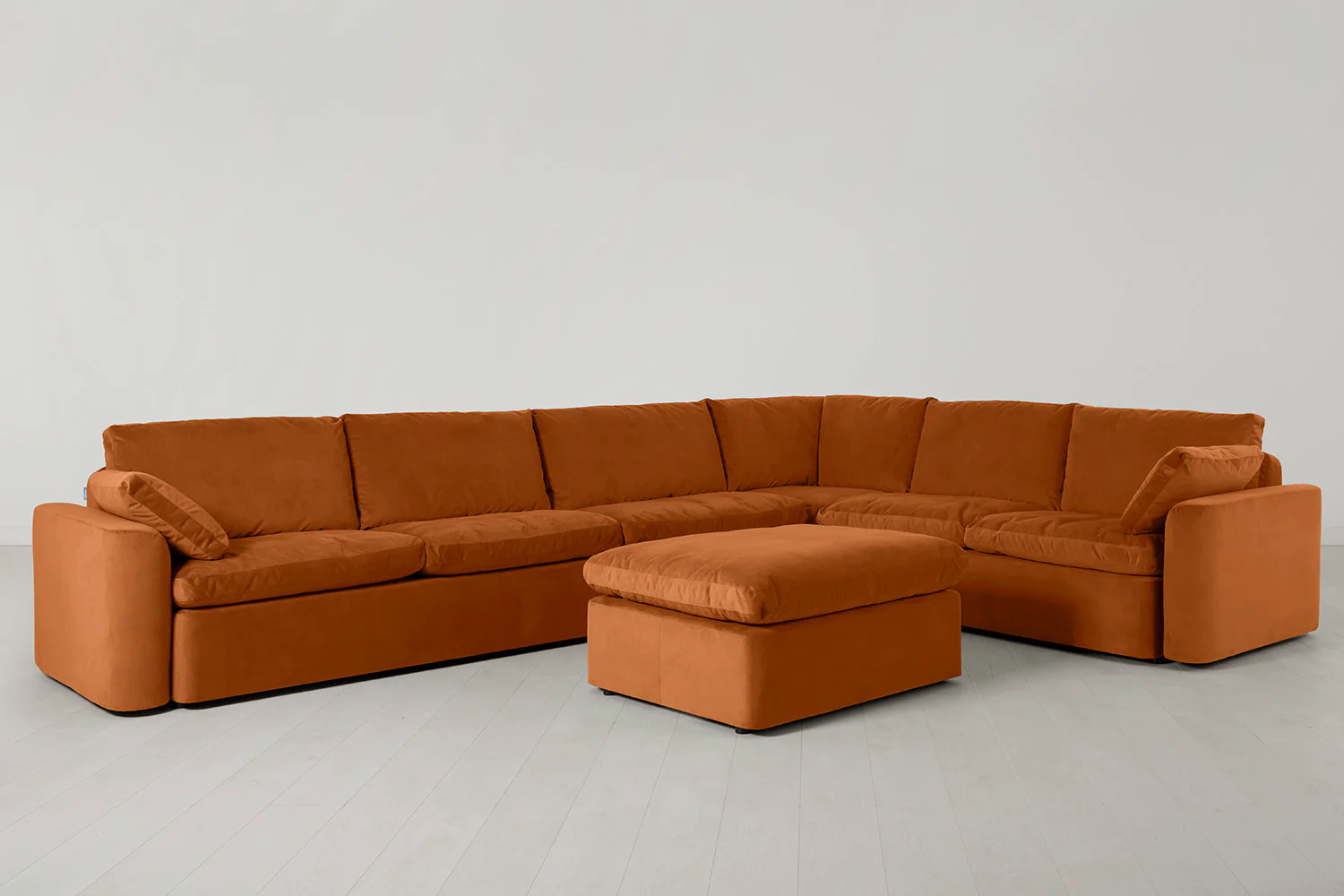 Model 13 Large Corner Sofa with Ottoman - Image 12