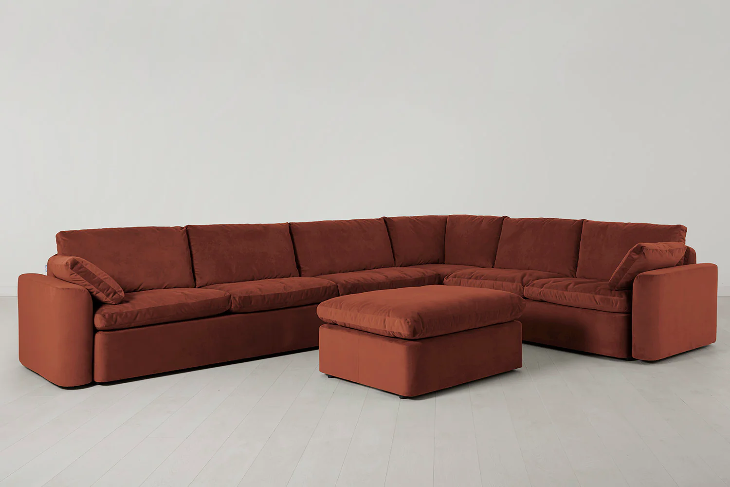 Model 13 Large Corner Sofa with Ottoman - Image 13
