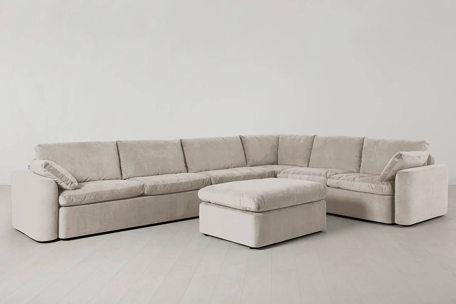 Model 13 Large Corner Sofa with Ottoman - Image 15