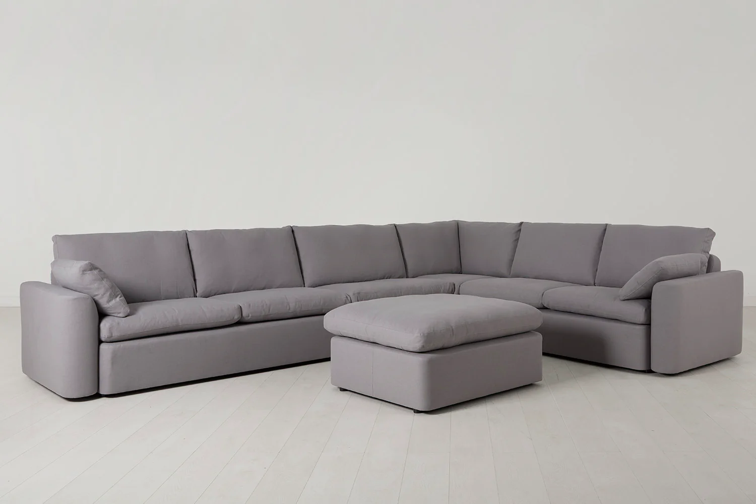 Model 13 Large Corner Sofa with Ottoman - Image 6