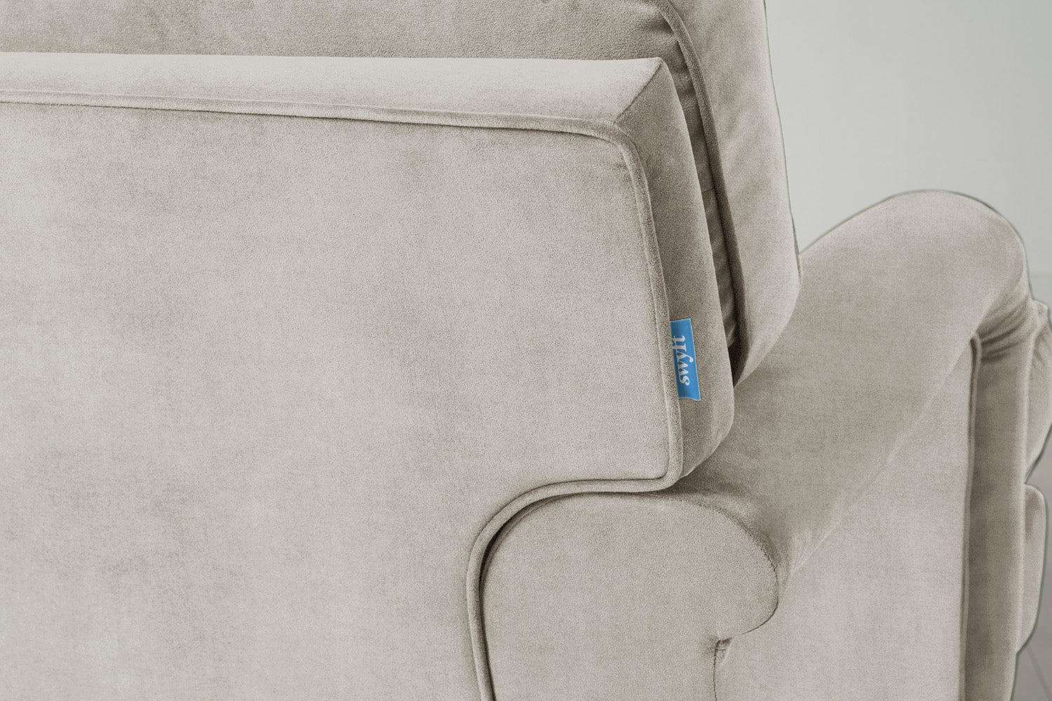 Model 15 3 Seater Sofa, Chalk - Image 4