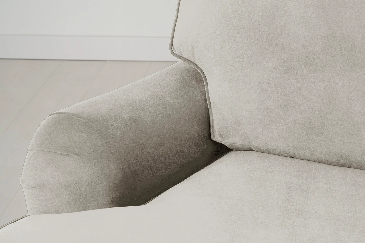 Model 15 3 Seater Sofa, Chalk - Image 5